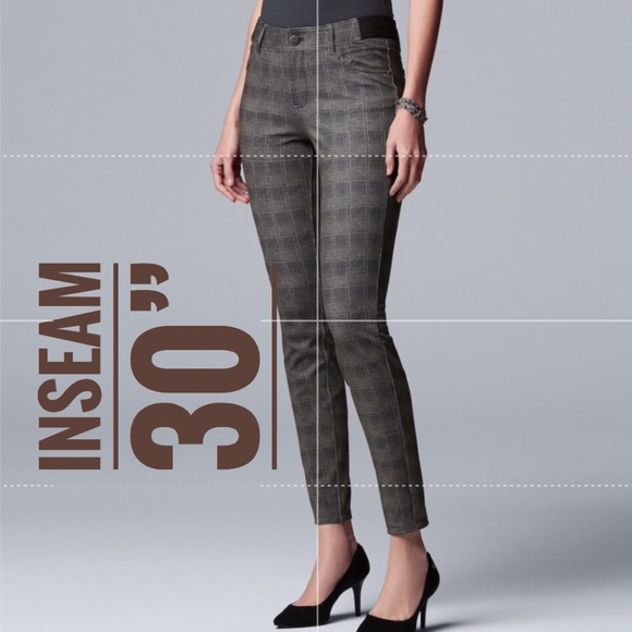 simply vera wang skinny pants